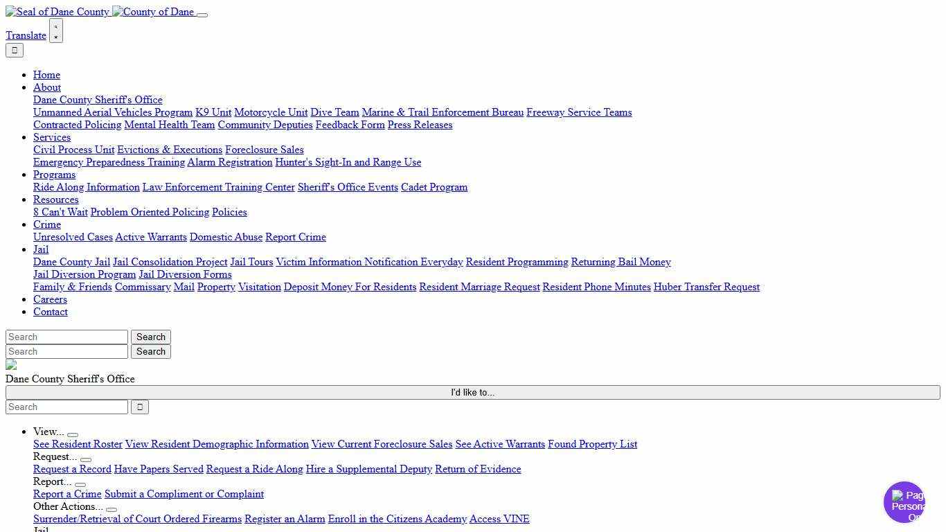 Rock Dane County Sheriff's Office